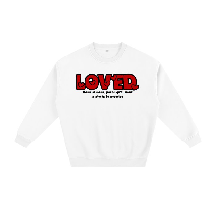 Christian Valentine's Day | Faith-Inspired Fleeced Sweatshirt