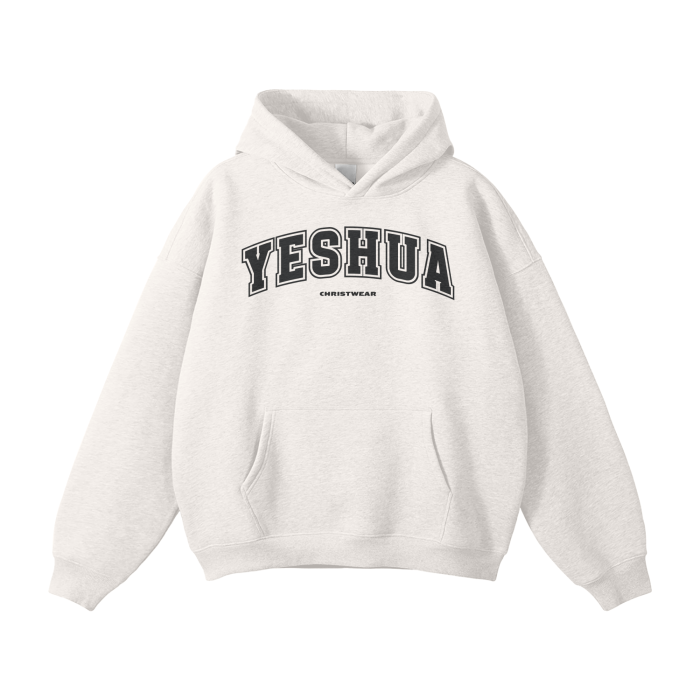 (Gray)Streetwear Unisex Oversized Solid Color Fleece Hoodie