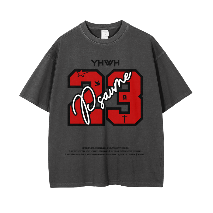 Vintage Wash Drop Shoulder T-Shirt - 250 GSM