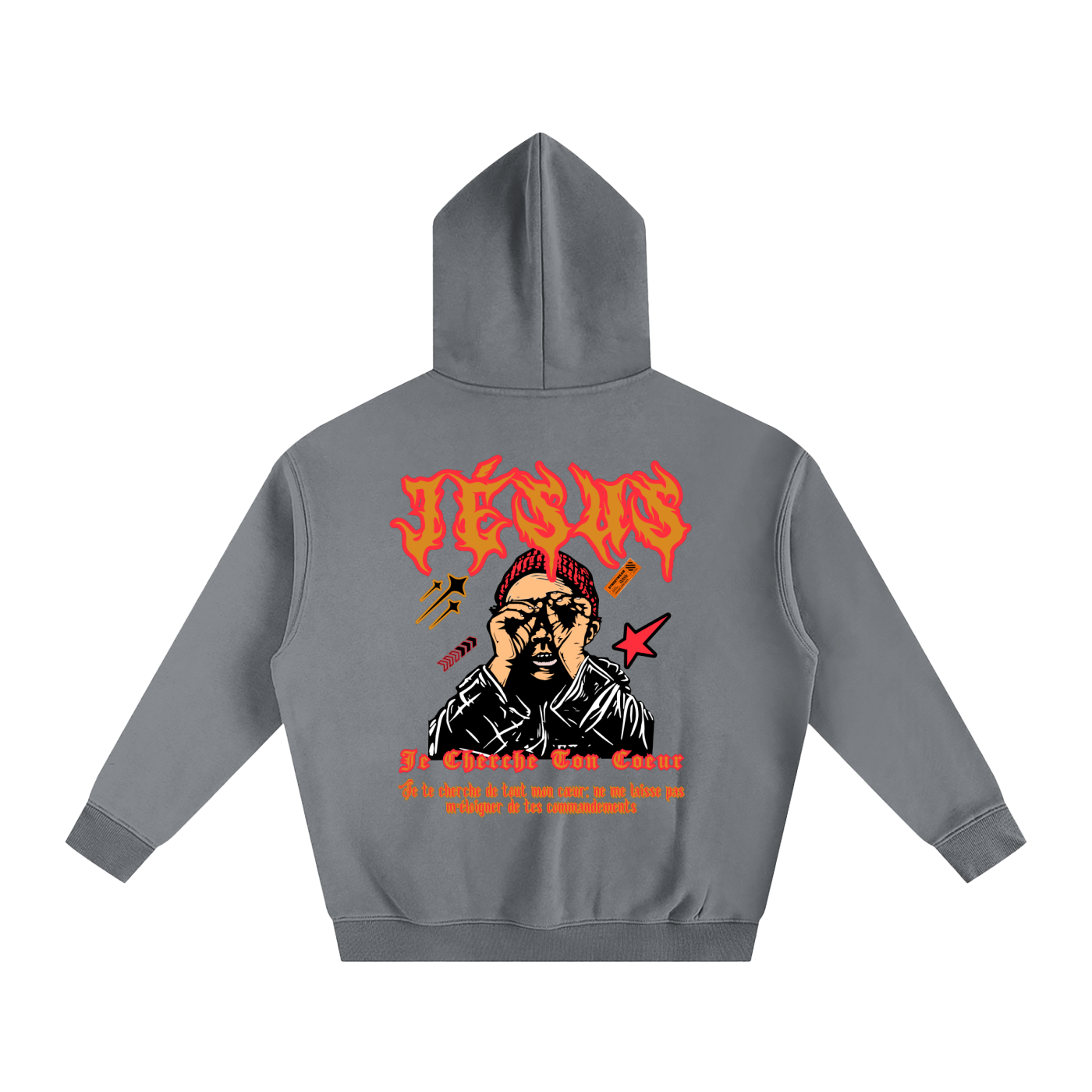 T-shirt ample Christian Streetwear | Unisexe | Coton 275 g