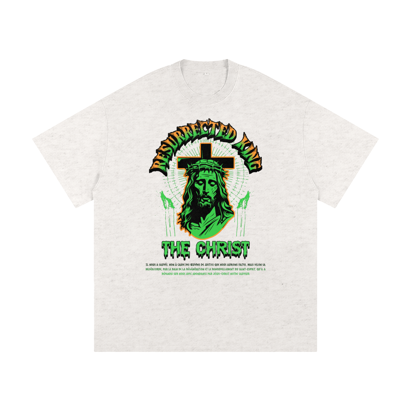 Loose Fit Christian T-Shirt | 275 GSM Pure Cotton | Unisex Faith-Based Streetwear