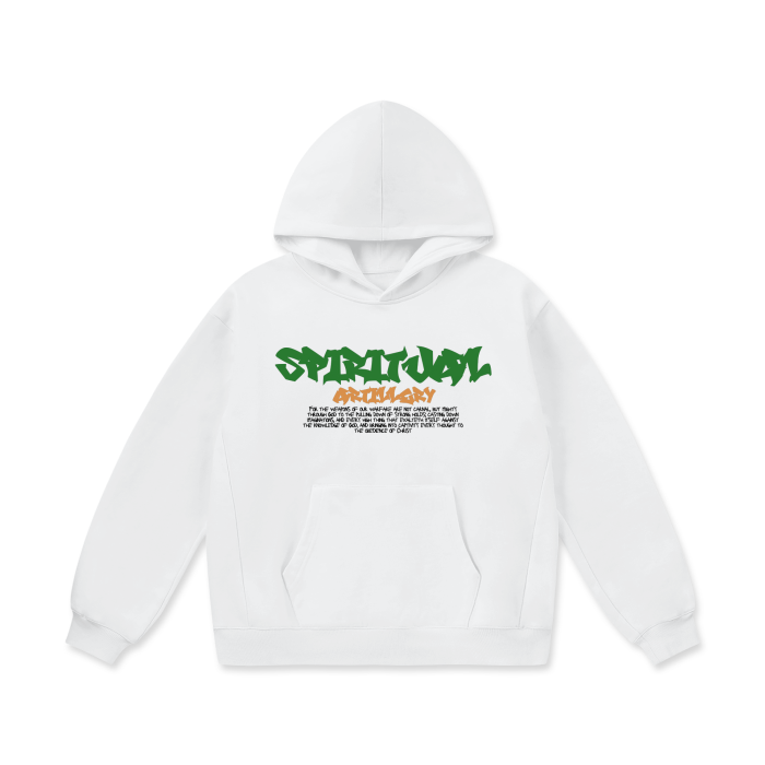 Spiritual Artillery Hoodie,Faith Based Streetwear,Oversized Christian Hoodie,Heavyweight Fleece,Unisex Christian Apparel,Drop Shoulder Hoodie,Christian Fashion,Faith Inspired Clothing,Winter Faith Wear,Comfort and Purpose