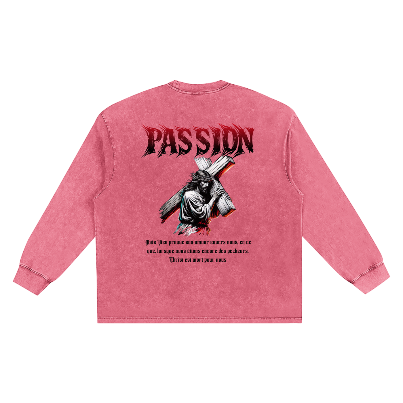 Snow Washed Oversize Christian T-Shirt | 270 GSM Pure Cotton | Unisex Faith-Based Streetwear