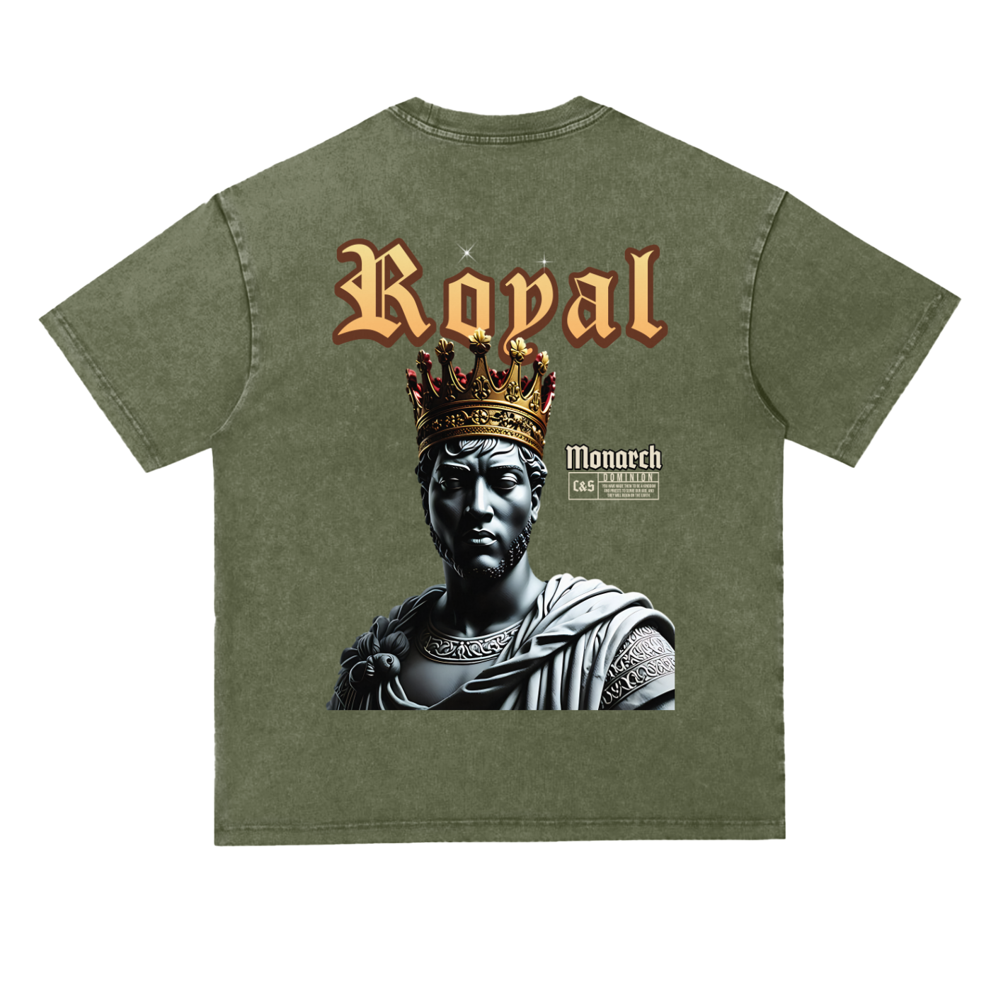 Heavyweight Oversize Acid Wash Tee | 100% Cotton | Cross & Stride Christian Streetwear