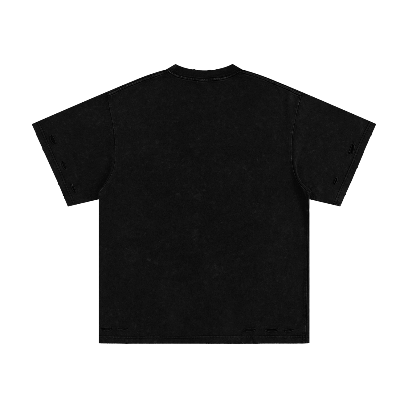 Heavyweight Snow Washed Hand-Frayed T-Shirt | 100% Cotton | Cross & Stride Christian Streetwear