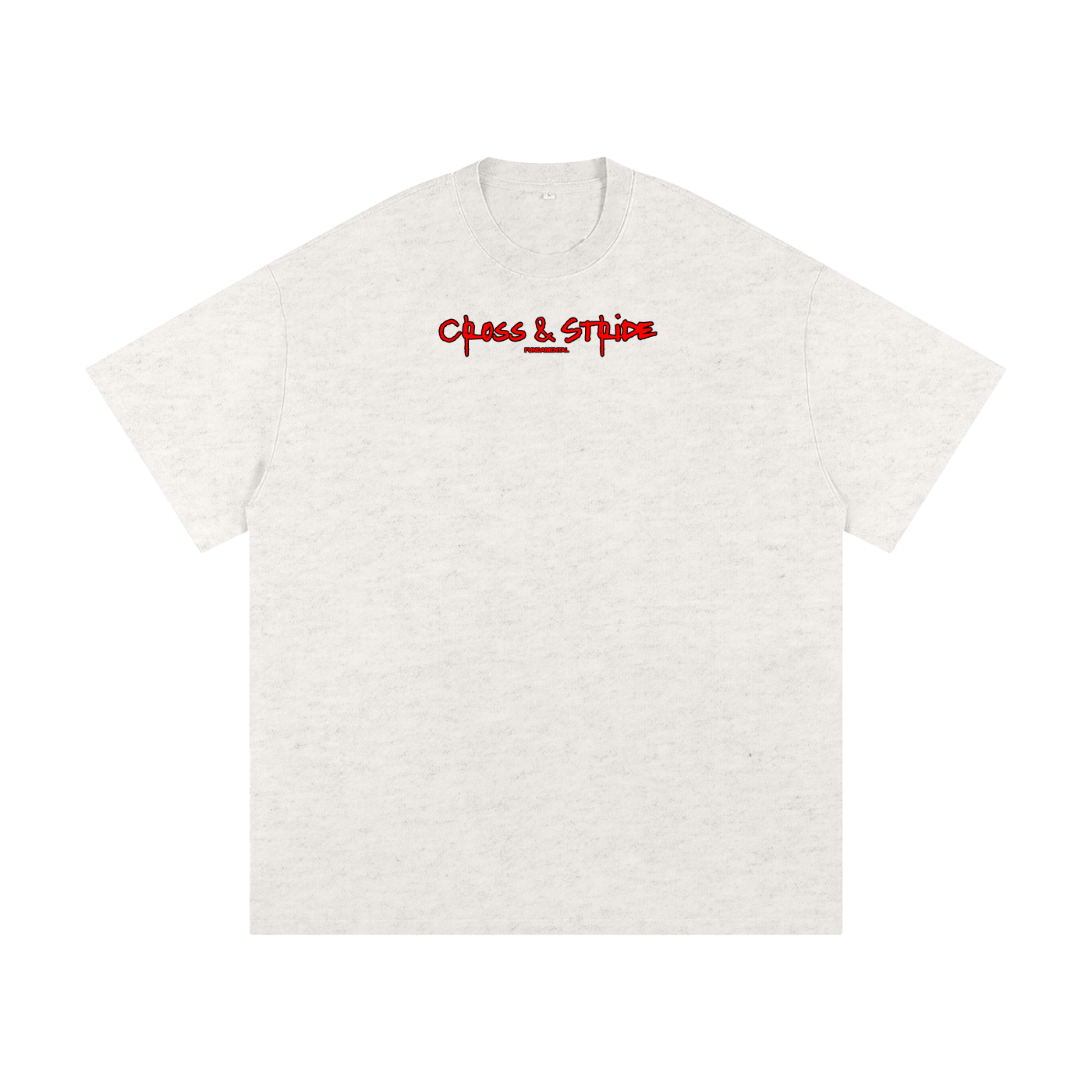 Heavyweight Loose Fit T-Shirt | 100% Cotton | Cross & Stride Christian Streetwear