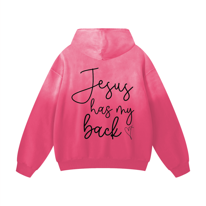 Heavyweight Pure Cotton Handcrafted Monkey Wash Drop Shoulder Unisex Oversized Hoodie