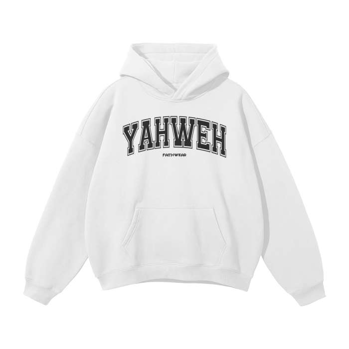 Streetwear Unisex Oversized Solid Color Fleece Hoodie