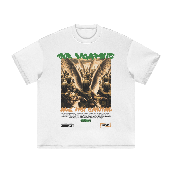 Christian Earth Tone T-Shirt,Faith-Based Heavyweight Street,Spiritual Message Cotton Tee,Regular Fit FOG T-Shirt,100% Cotton Unisex T-Shirt,Earth Tone Christian Apparel,Street Style Faith-Inspired Te