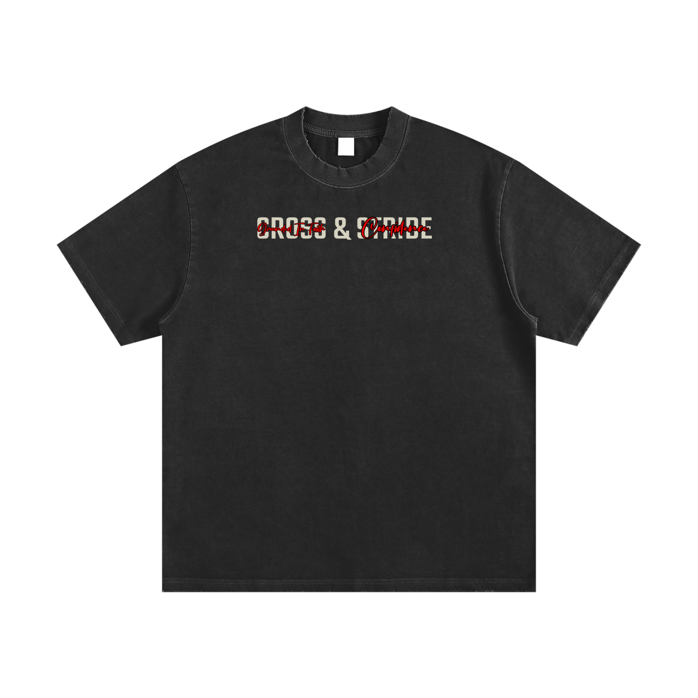 Heavyweight Essential Sweatshirt | 100% Cotton | Cross & Stride Christian Streetwear