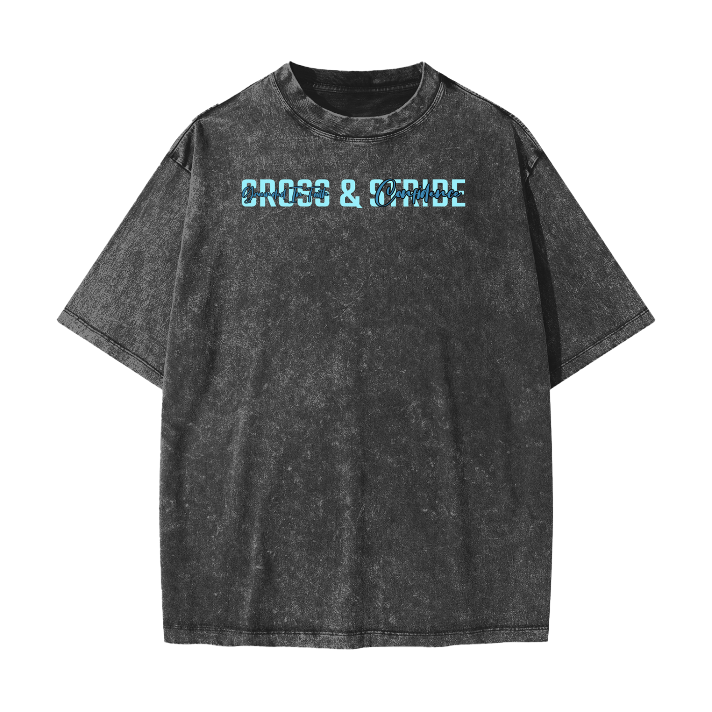 Heavyweight Snow Washed T-Shirt | 100% Cotton | Cross & Stride Christian Streetwear