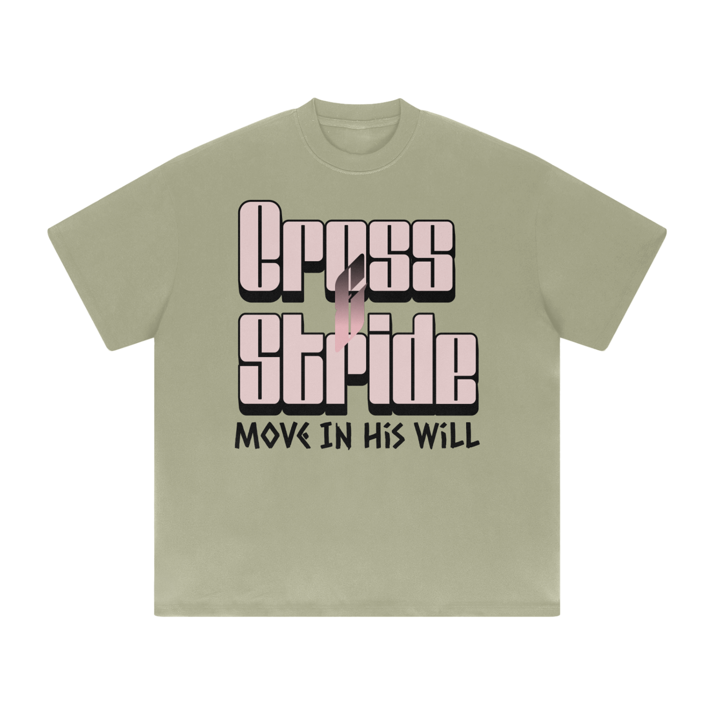 Cross & Stride 425G Heavyweight Drop Shoulder T-Shirt