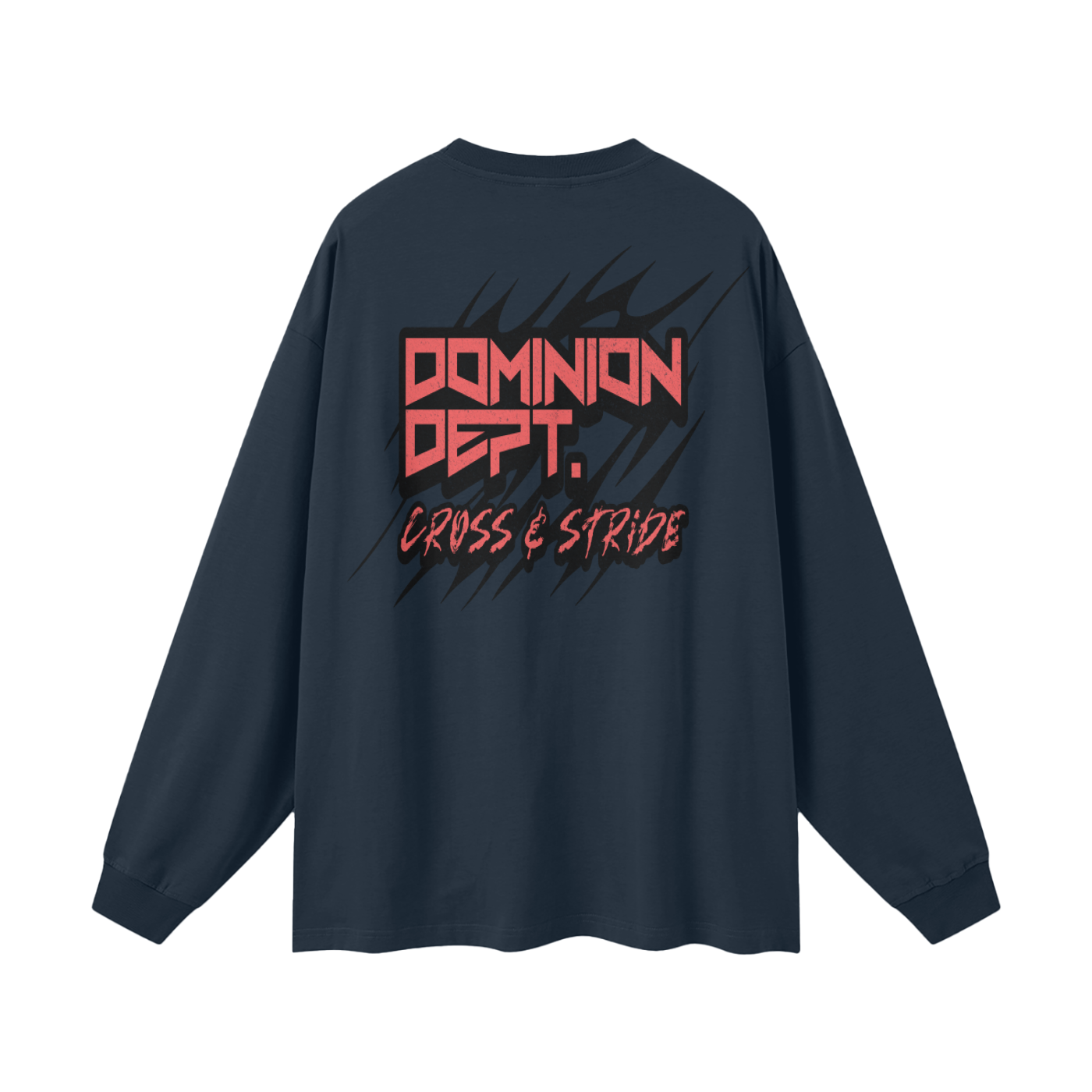 Streetwear Unisex Cotton Long Sleeve Tee | 100% Cotton | Cross & Stride Christian Streetwear