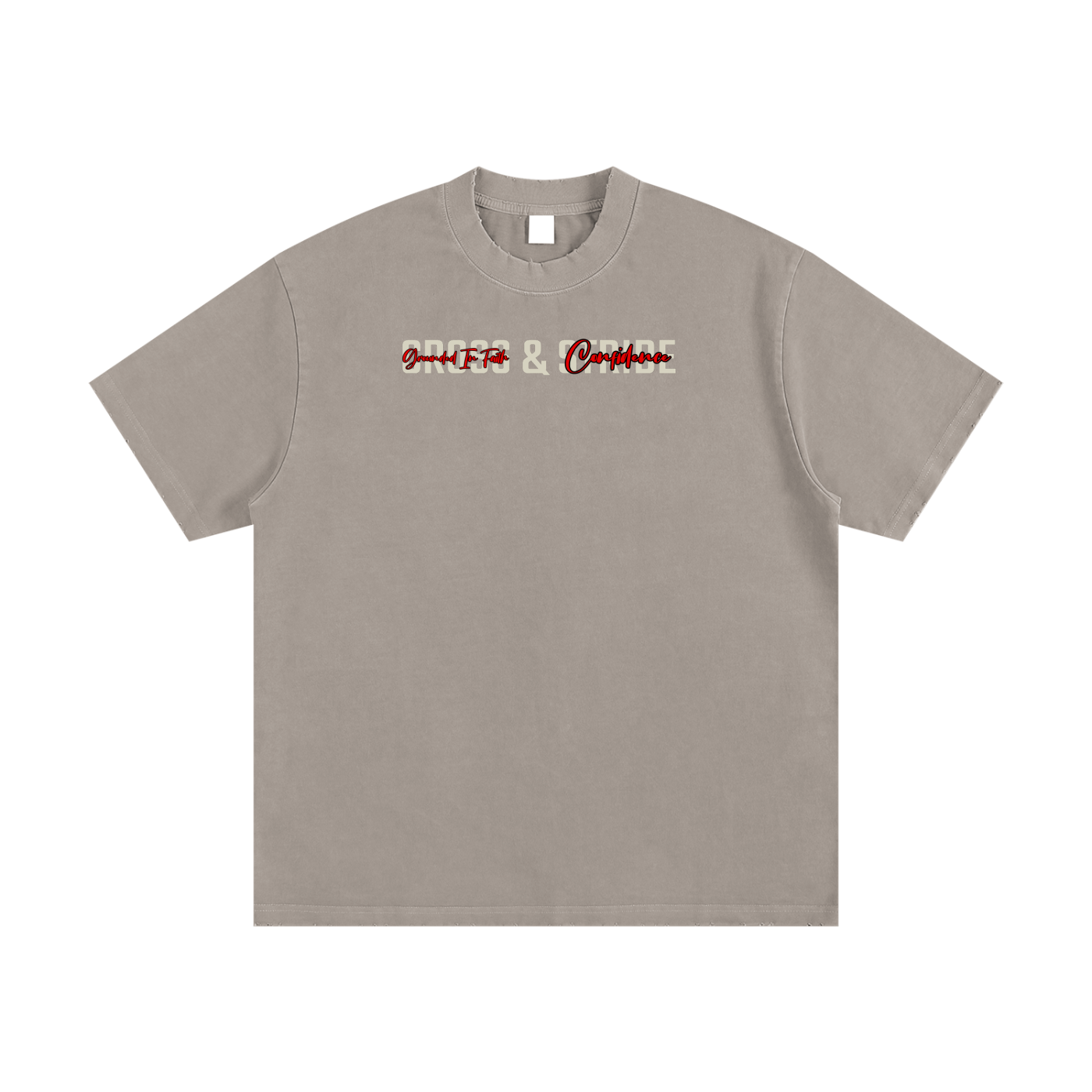 Heavyweight Essential Sweatshirt | 100% Cotton | Cross & Stride Christian Streetwear