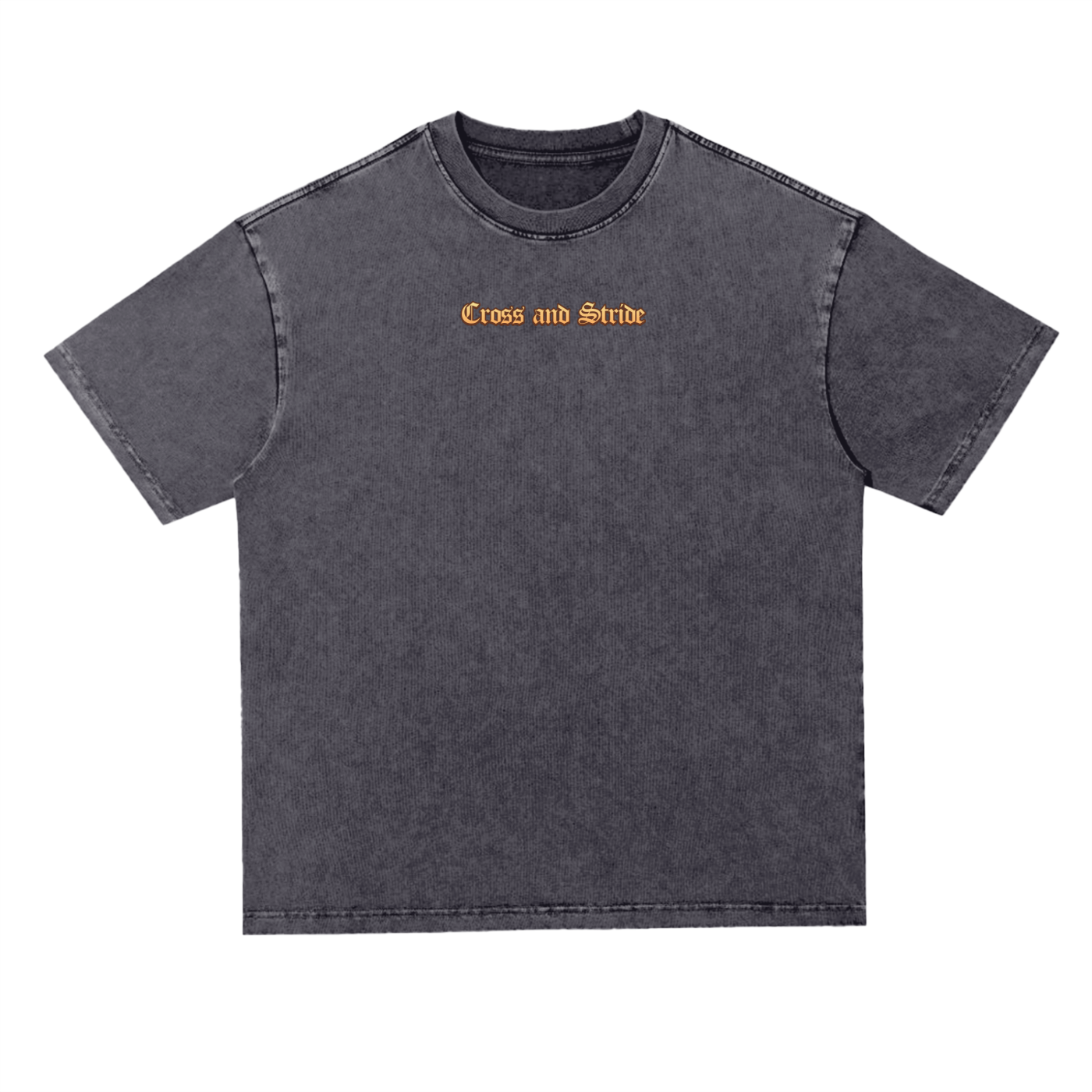 Heavyweight Oversize Acid Wash Tee | 100% Cotton | Cross & Stride Christian Streetwear