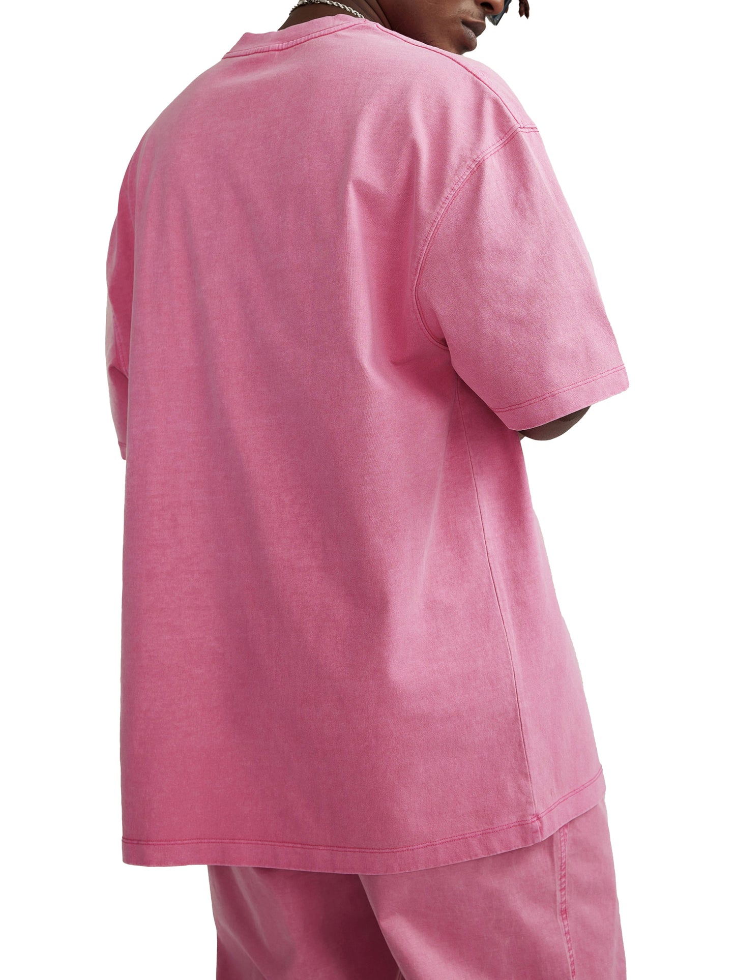 Heavyweight Vintage Washed T-Shirt - 100% Cotton, Unisex, Loose Fit, Casual Style