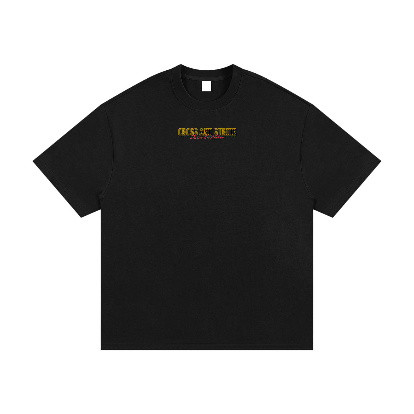 Essential Heavyweight Cotton T-Shirt | 100% Cotton | Cross & Stride Christian Streetwear