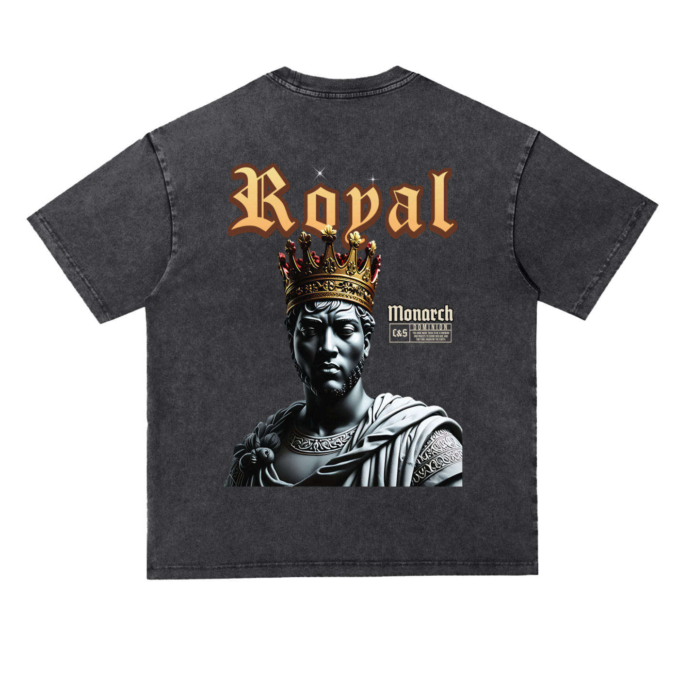 Heavyweight Oversize Acid Wash Tee | 100% Cotton | Cross & Stride Christian Streetwear