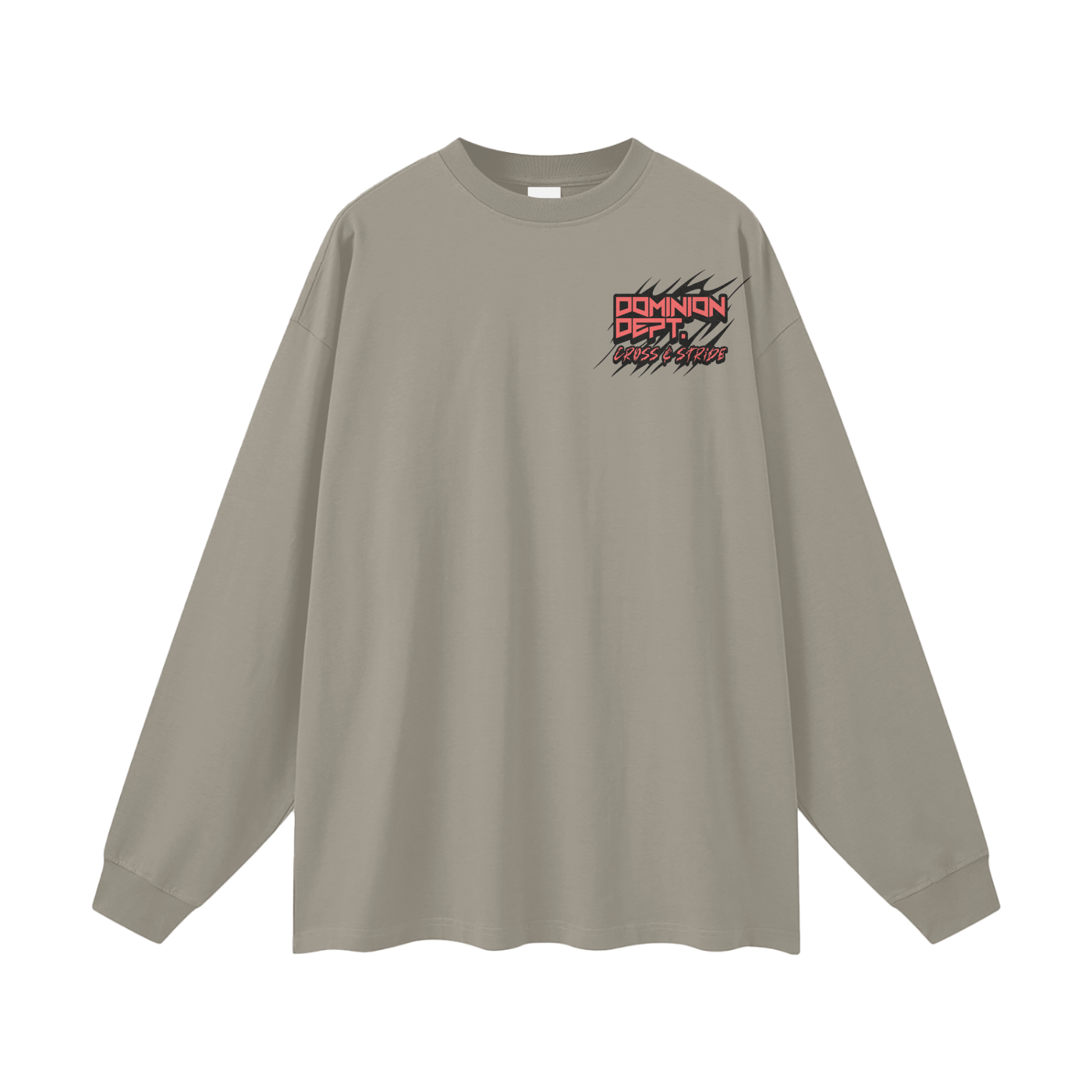 Streetwear Unisex Cotton Long Sleeve Tee | 100% Cotton | Cross & Stride Christian Streetwear