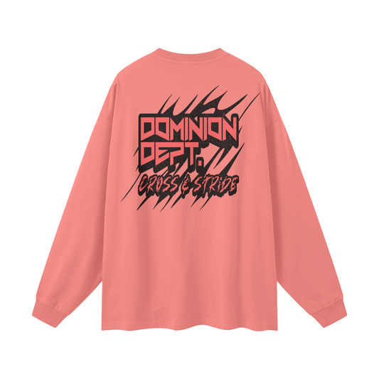 Streetwear Unisex Cotton Long Sleeve Tee | 100% Cotton | Cross & Stride Christian Streetwear