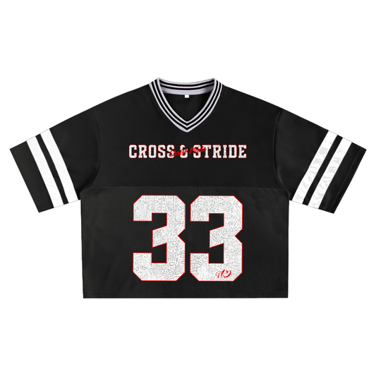 Taped Mesh Boxy T-Shirt | Christian Streetwear | Cross & Stride