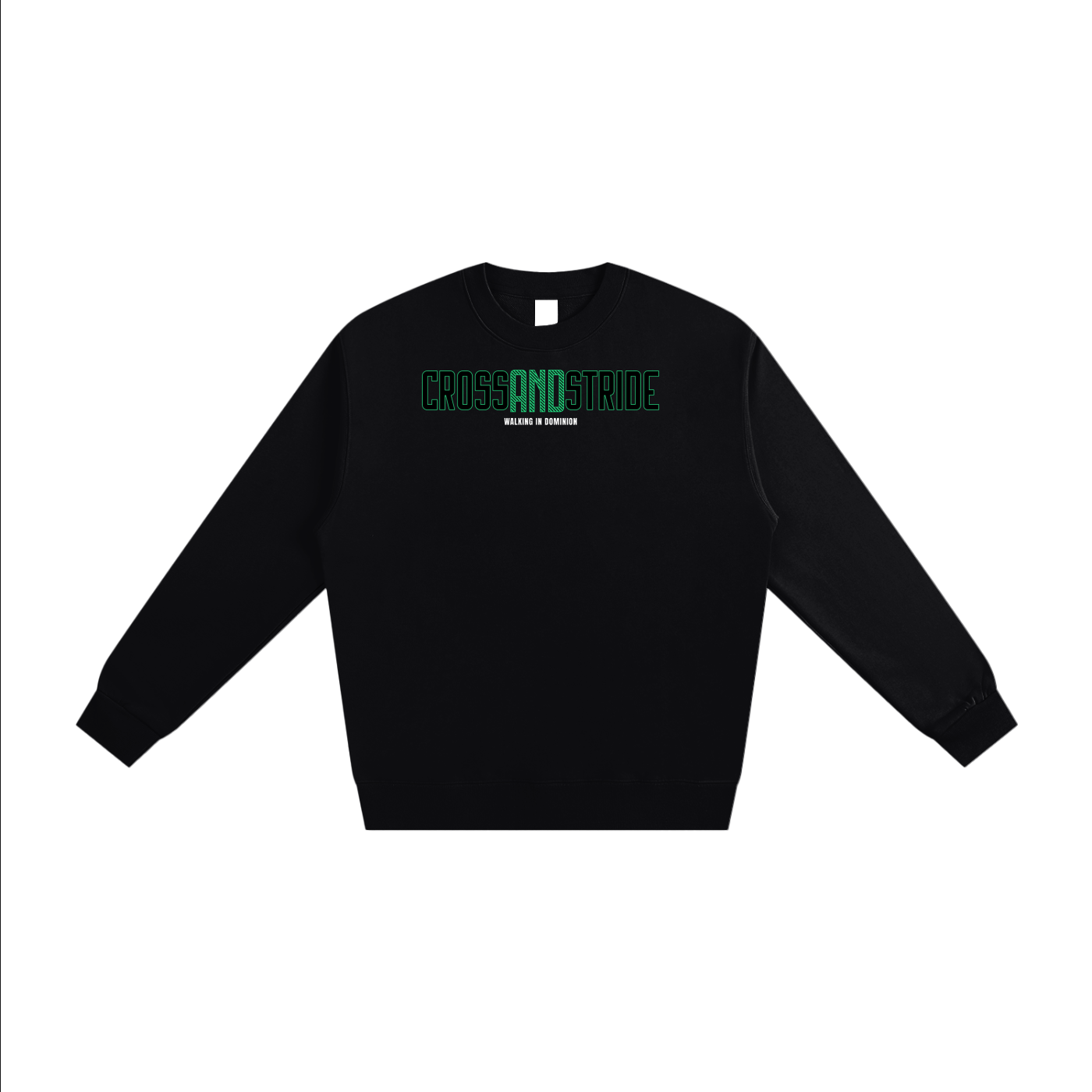 Heavyweight Essential Sweatshirt | 100% Cotton | Cross & Stride Christian Streetwear