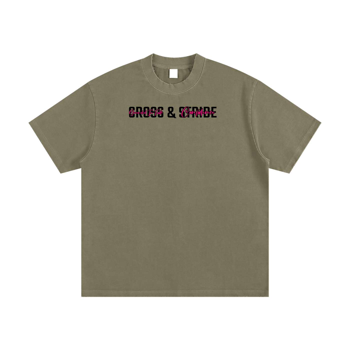 Heavyweight Vintage Washed Frayed T-Shirt
