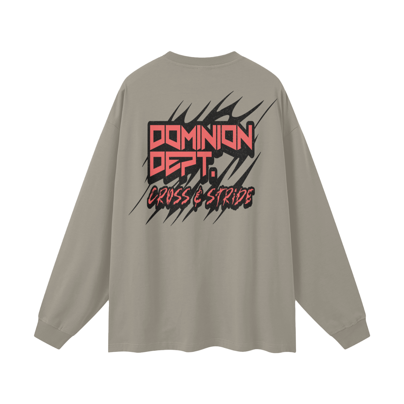 Streetwear Unisex Cotton Long Sleeve Tee | 100% Cotton | Cross & Stride Christian Streetwear