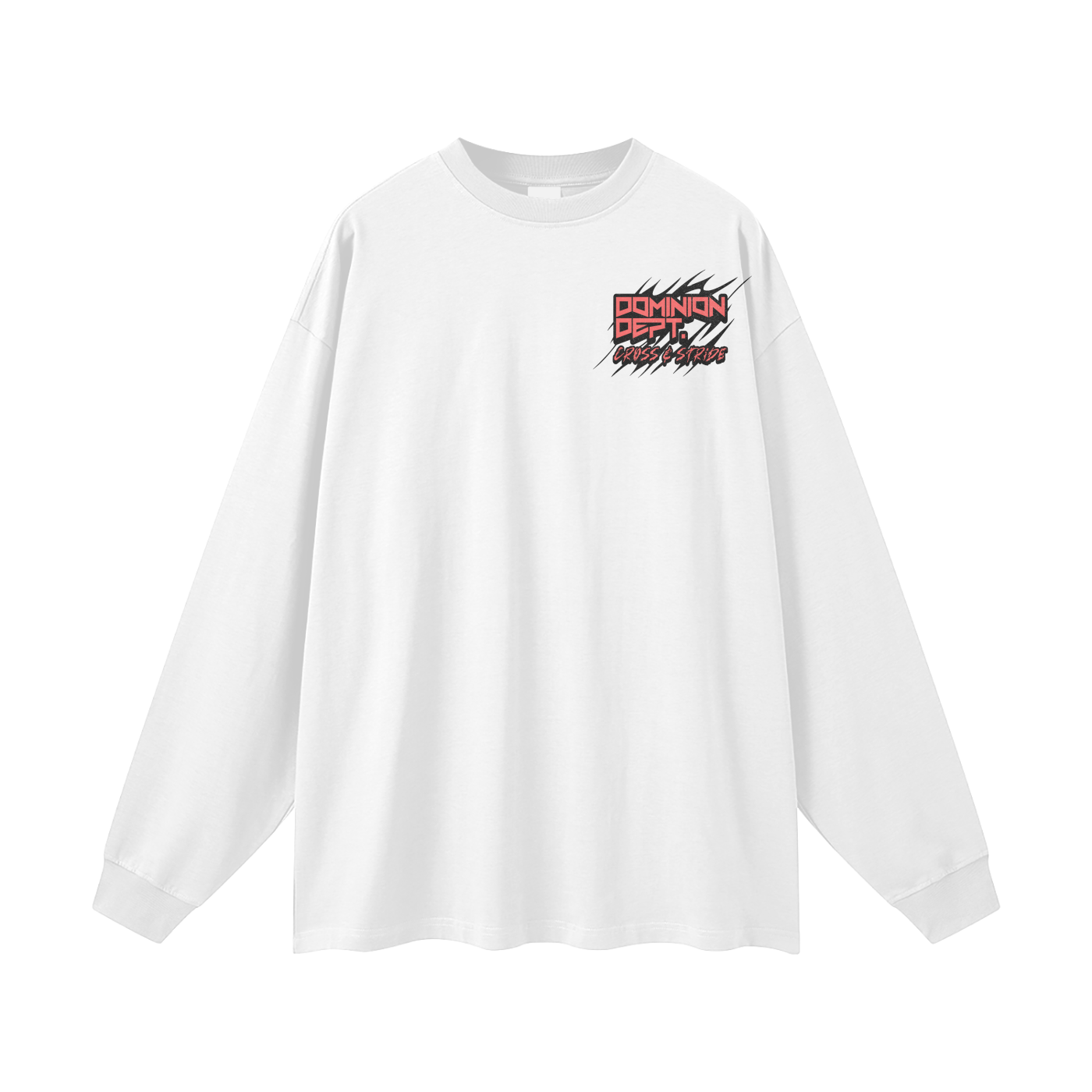 Streetwear Unisex Cotton Long Sleeve Tee | 100% Cotton | Cross & Stride Christian Streetwear