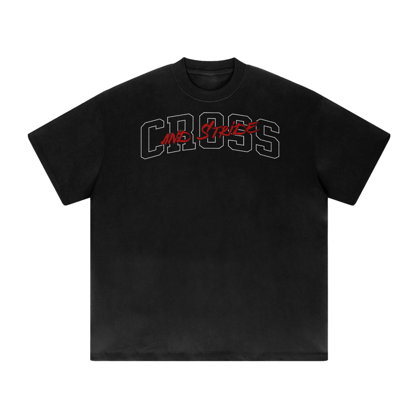 Streetwear Heavyweight Drop Shoulder Loose T-Shirt | 100% Cotton | Cross & Stride