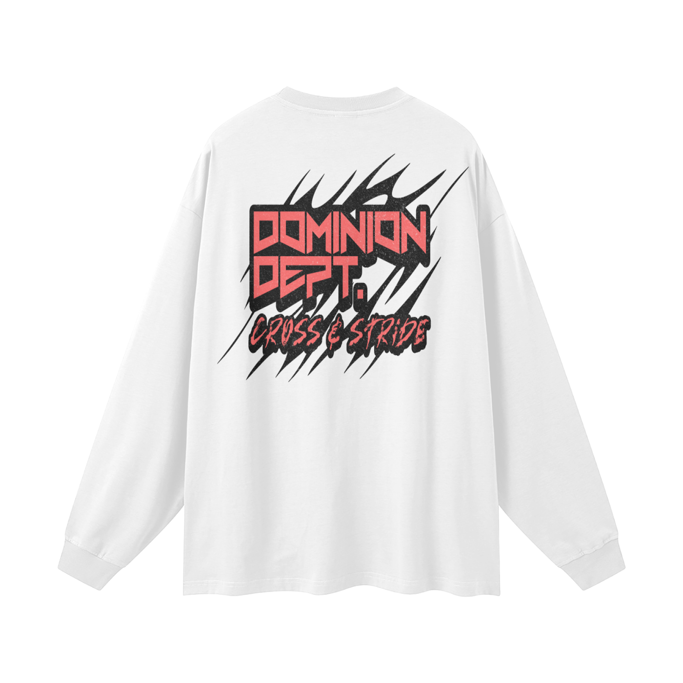 Streetwear Unisex Cotton Long Sleeve Tee | 100% Cotton | Cross & Stride Christian Streetwear