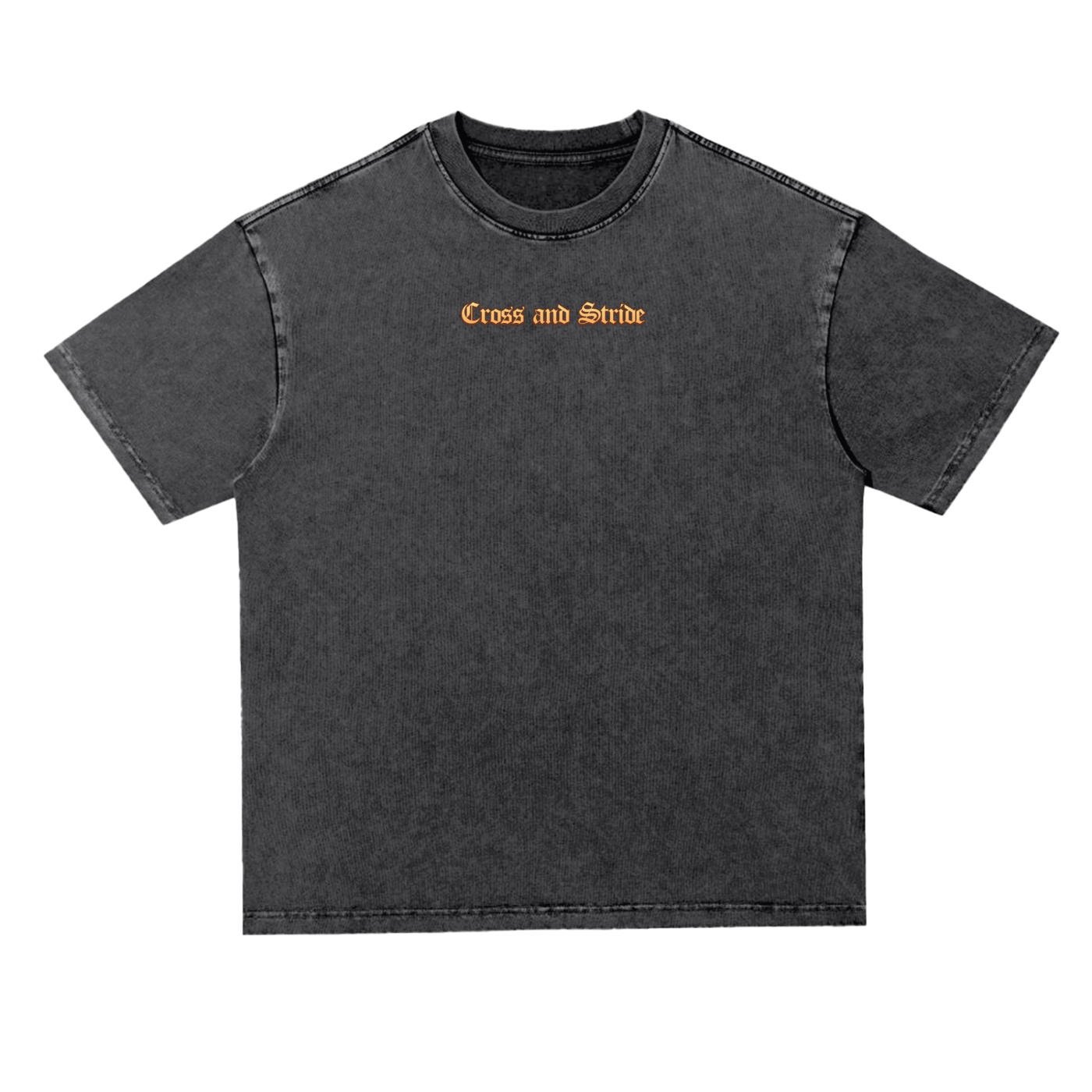 Heavyweight Oversize Acid Wash Tee | 100% Cotton | Cross & Stride Christian Streetwear