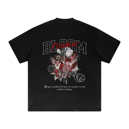 Streetwear Heavyweight Drop Shoulder Loose T-Shirt | 100% Cotton | Cross & Stride