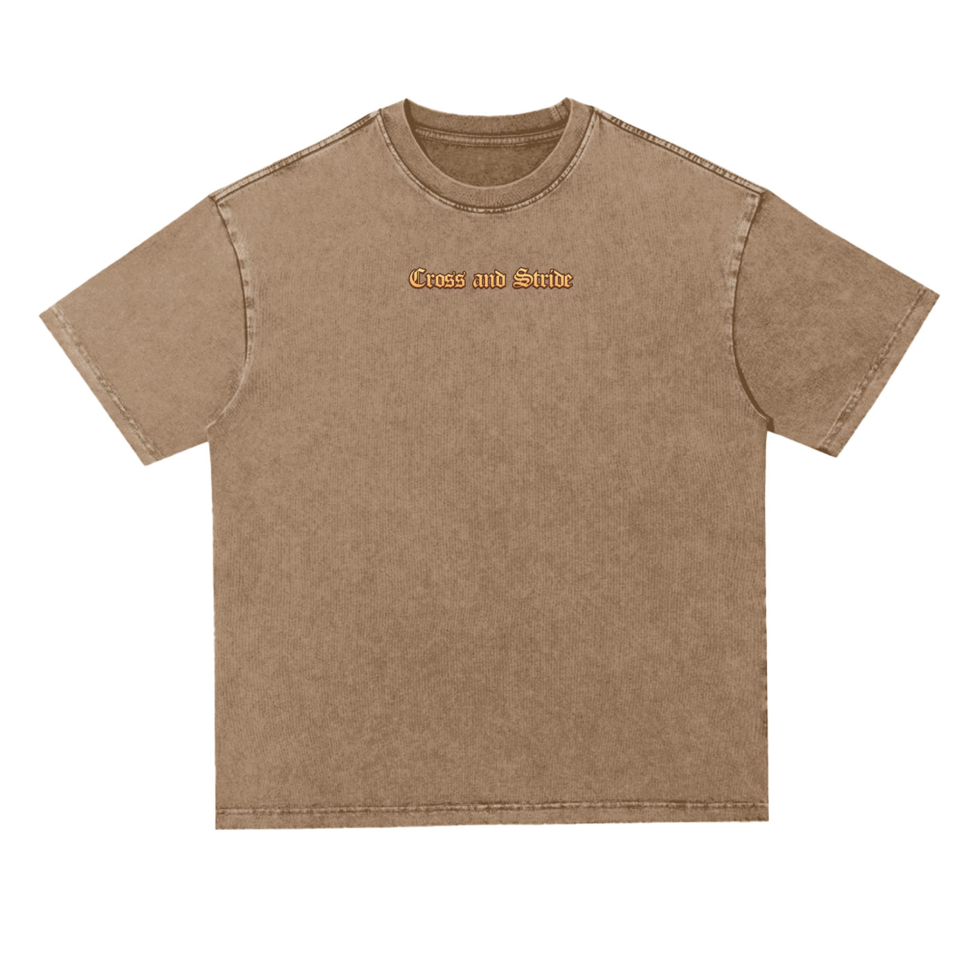 Heavyweight Oversize Acid Wash Tee | 100% Cotton | Cross & Stride Christian Streetwear