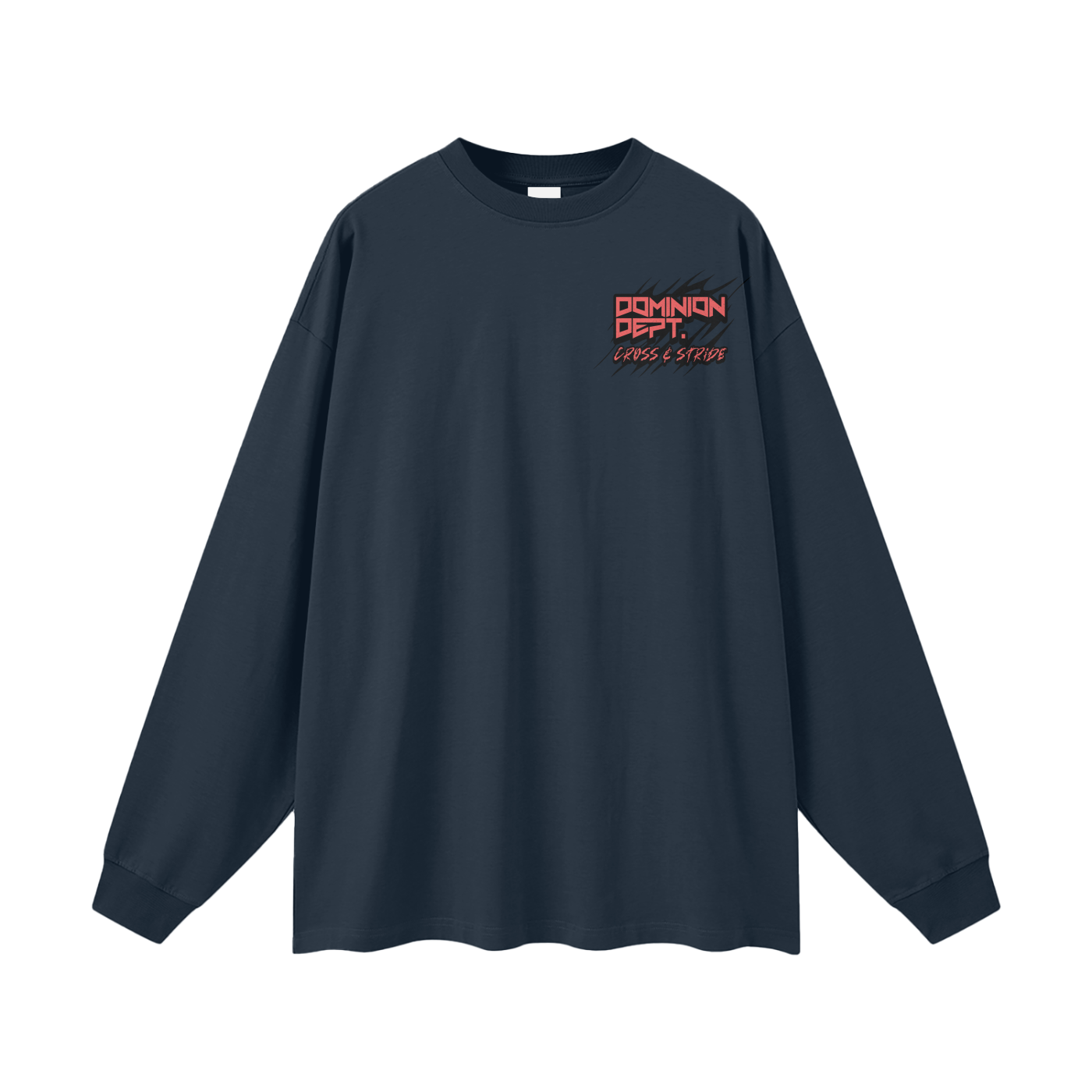 Streetwear Unisex Cotton Long Sleeve Tee | 100% Cotton | Cross & Stride Christian Streetwear