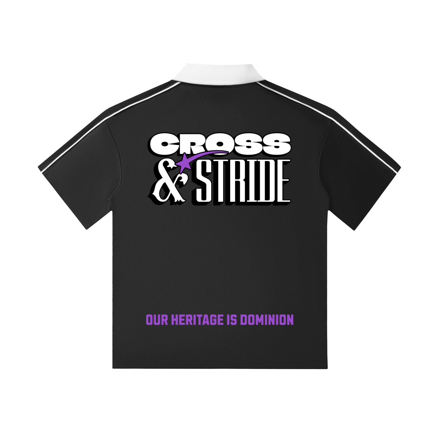 Contrast Collar Polo Shirt – Unisex Streetwear Essential by Cross & Stride